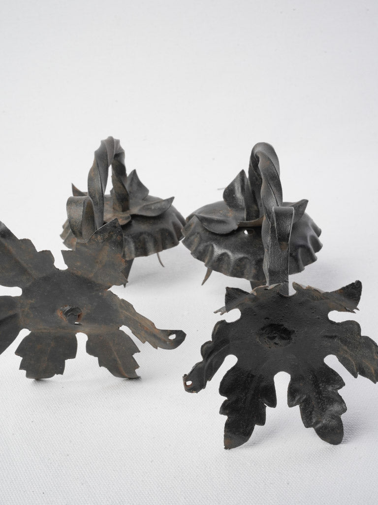 Craftsmanship iron floral sconces  