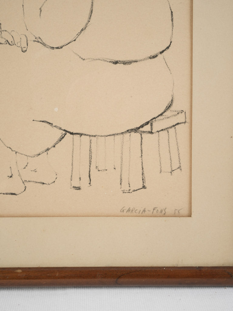 Timeworn Framed Signed Lithograph