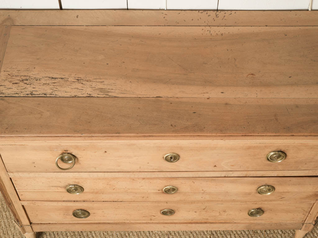 Authentic worn pine commode  
