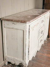Louis XV marble buffet 66½"