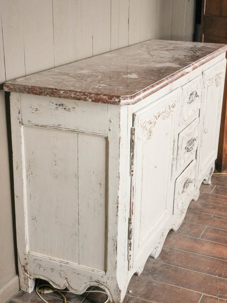 Louis XV marble buffet 66½"