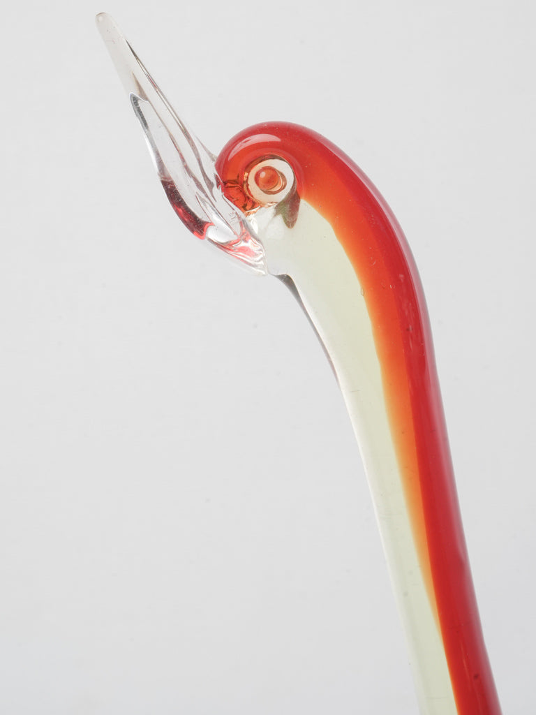 Elegant Venetian glass mid-century art