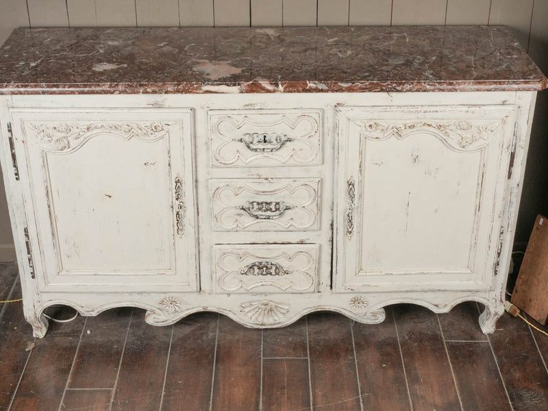Louis XV marble buffet 66½"