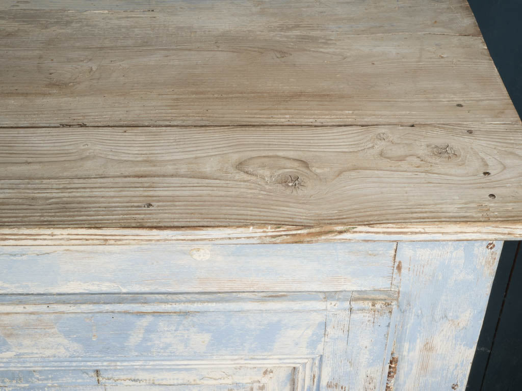 Antique scalloped apron buffet  