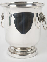 Vintage French elegant silver ice bucket