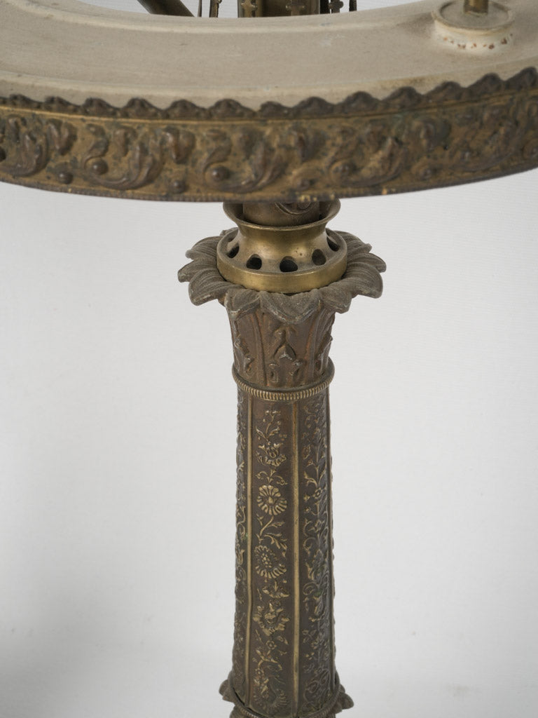 French elegance tole lamp bases