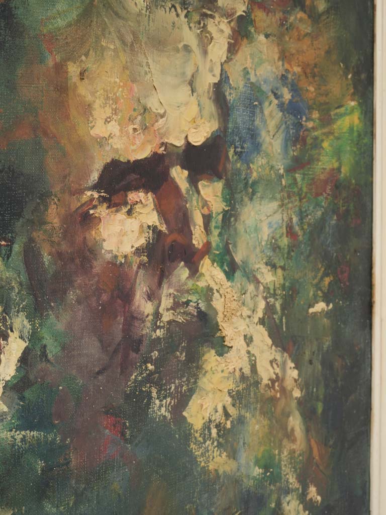 Textured impasto French painting  