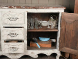 Louis XV marble buffet 66½"