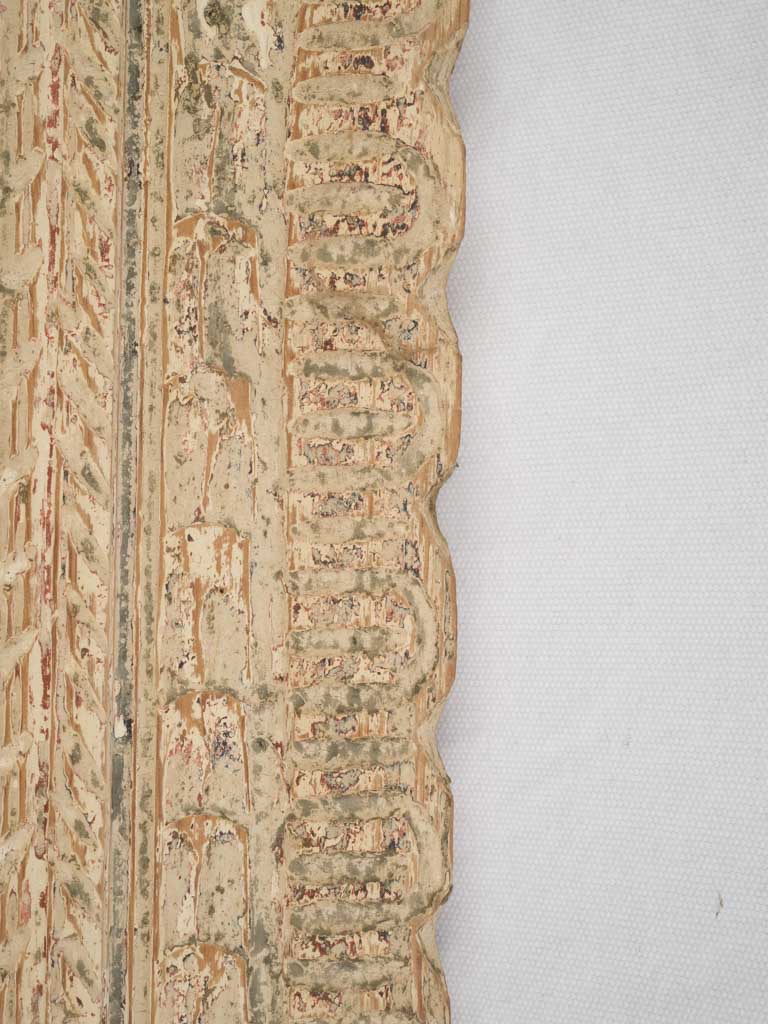 Weathered patina wooden frame  