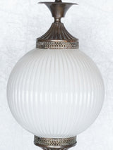 Round opaline pendant light - 1920s - 6¼"