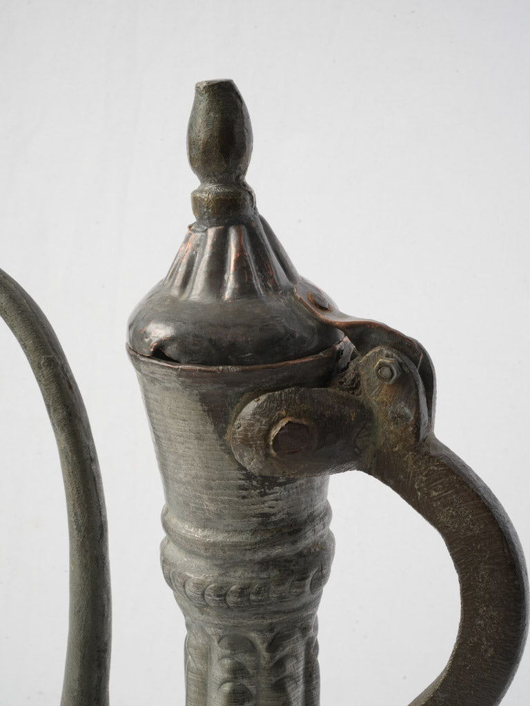 Hand-hammered striated ritual vessel