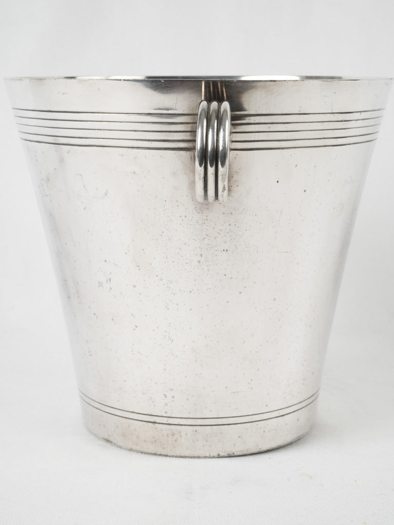 Antique silver-plated champagne cooler