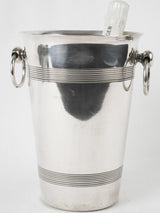 Ornate 19th-century silver plate ice bucket