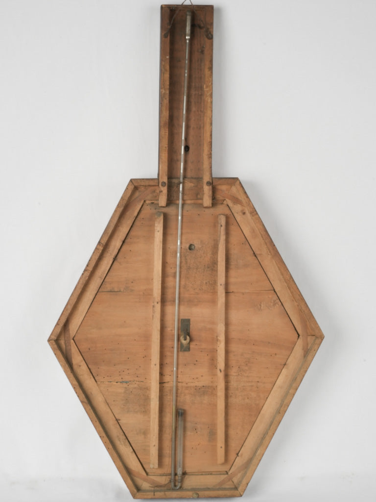 Classical French decorative eglomise barometer