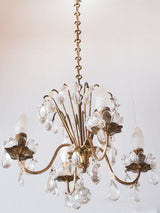 Small 4 light chandelier 23¾" x 11¾"