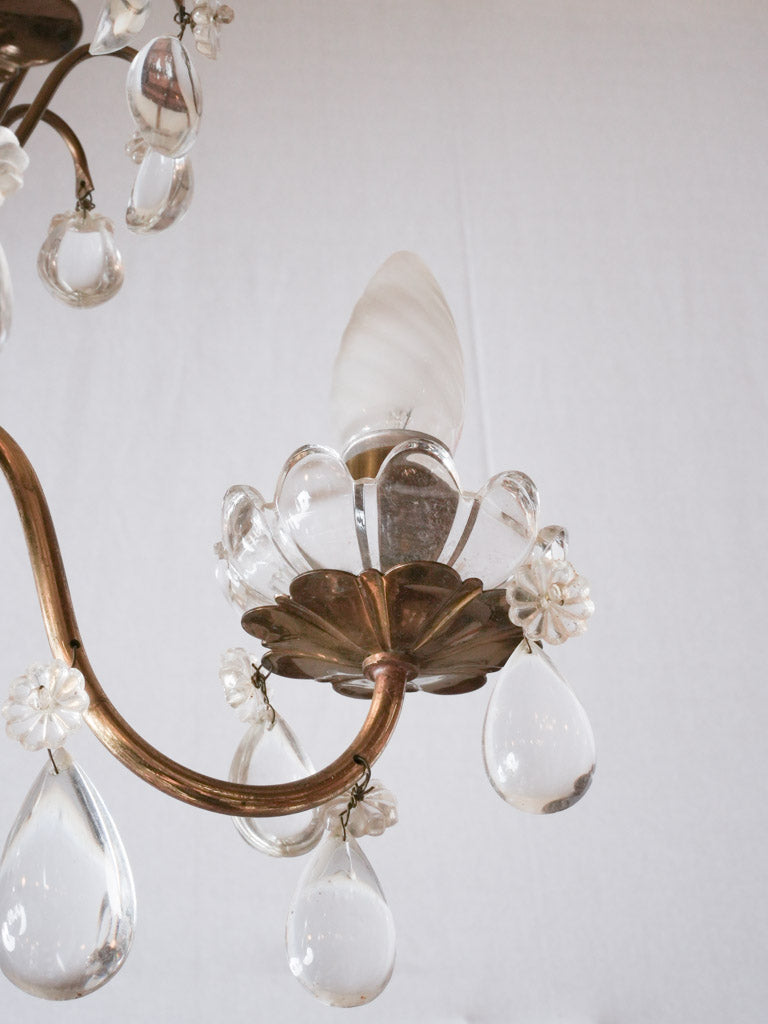Small 4 light chandelier 23¾" x 11¾"