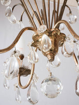 Time-worn chic powder room chandelier