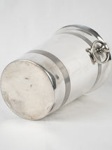 Refined French silver plate champagne chiller