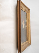 Ornate, gilded wood framed masterpiece