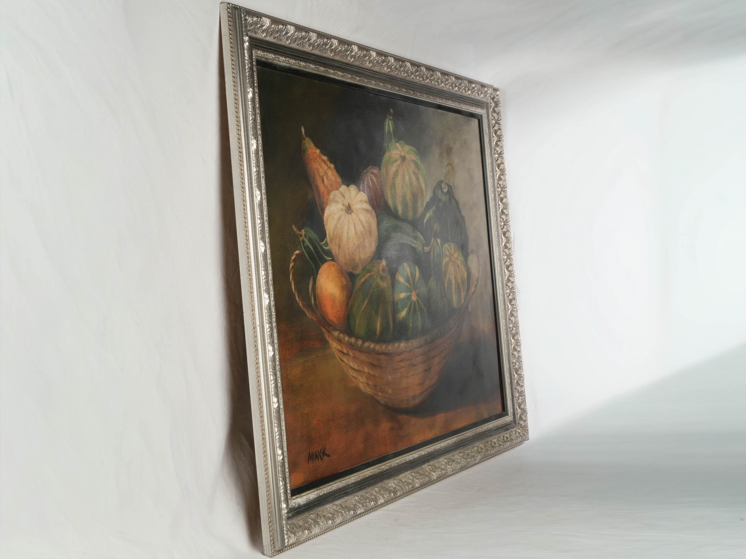 Monumental Contemporary Harvest Still Life with Gourds - 39¾" x 53½"