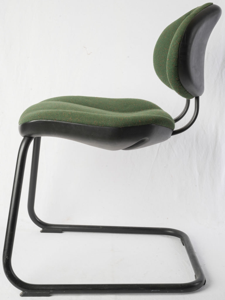 Finely textured vintage meeting chairs