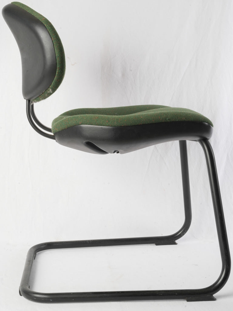 Subtle flecked green office chairs