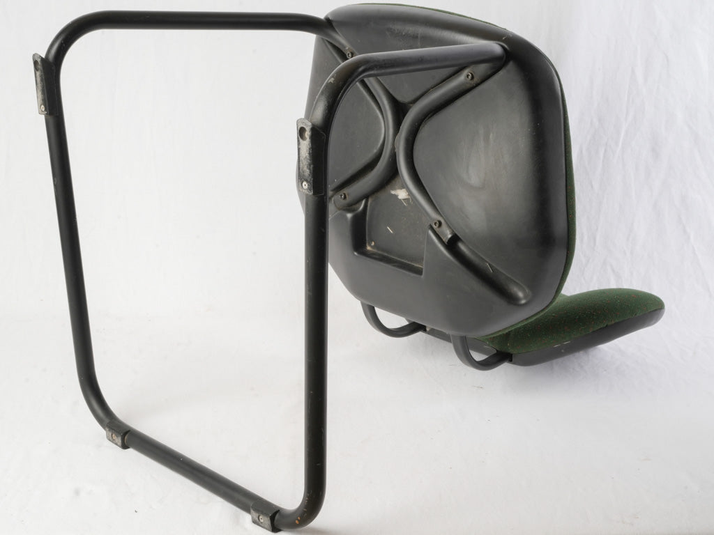 Padded channeling cantilever chairs