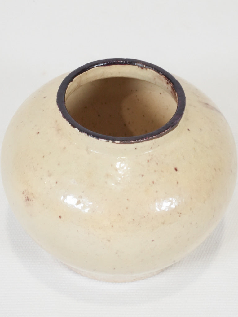 Rustic Aged Dieulefit Pottery Vessel