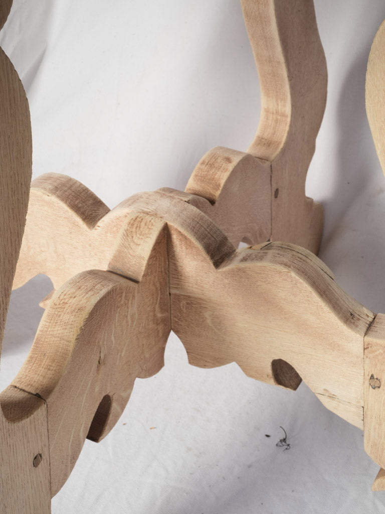Timeless rustic elegance guéridon tables