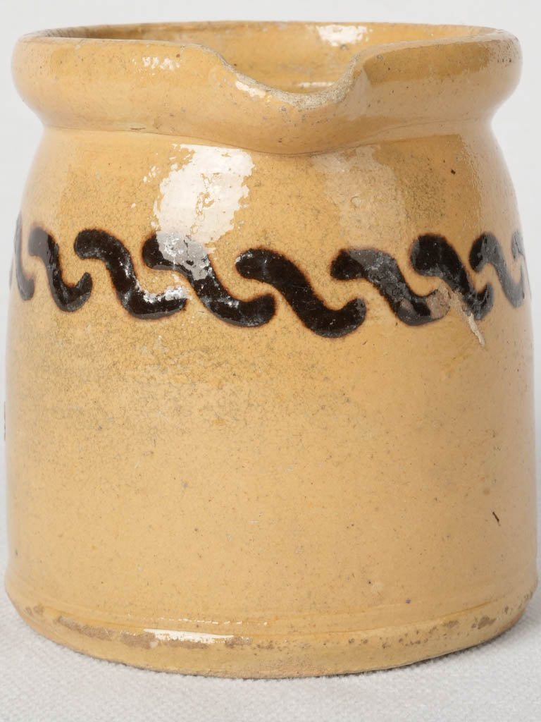 Rustic brown pattern miniature jug