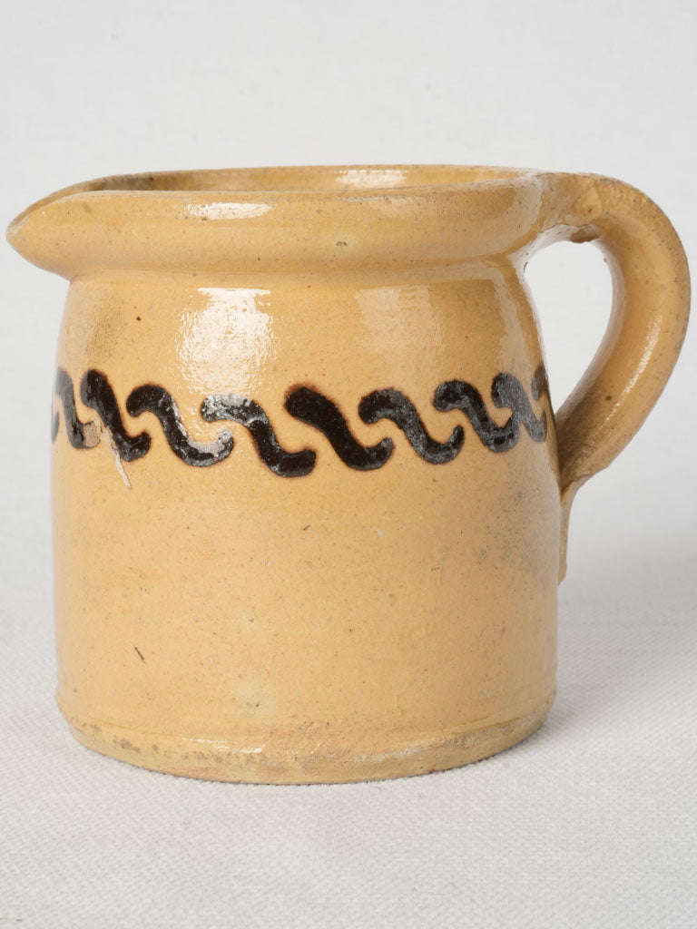 Artisanal handcrafted stoneware creamer