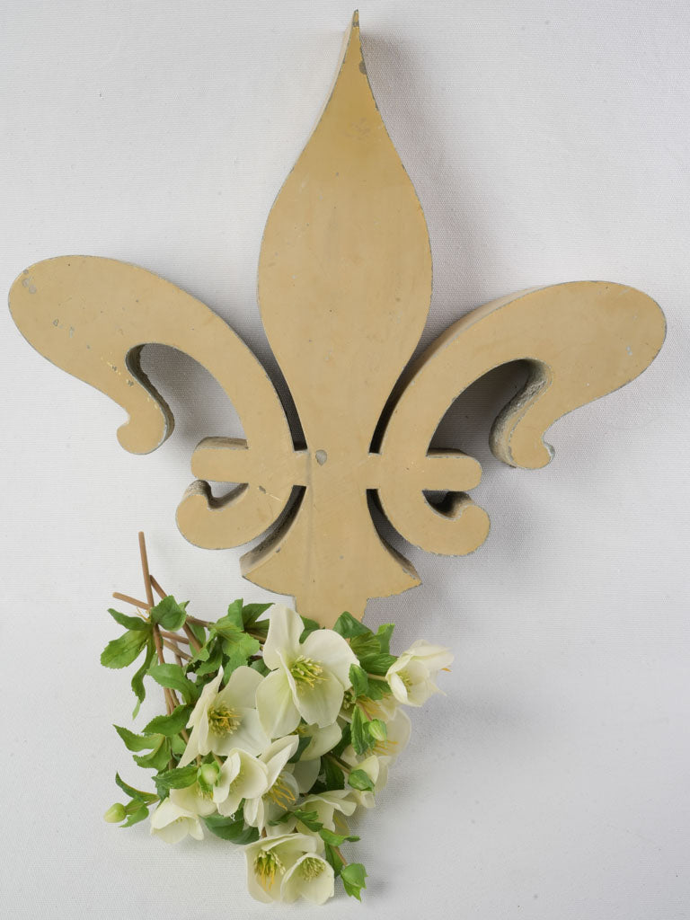 Vintage zinc architectural element