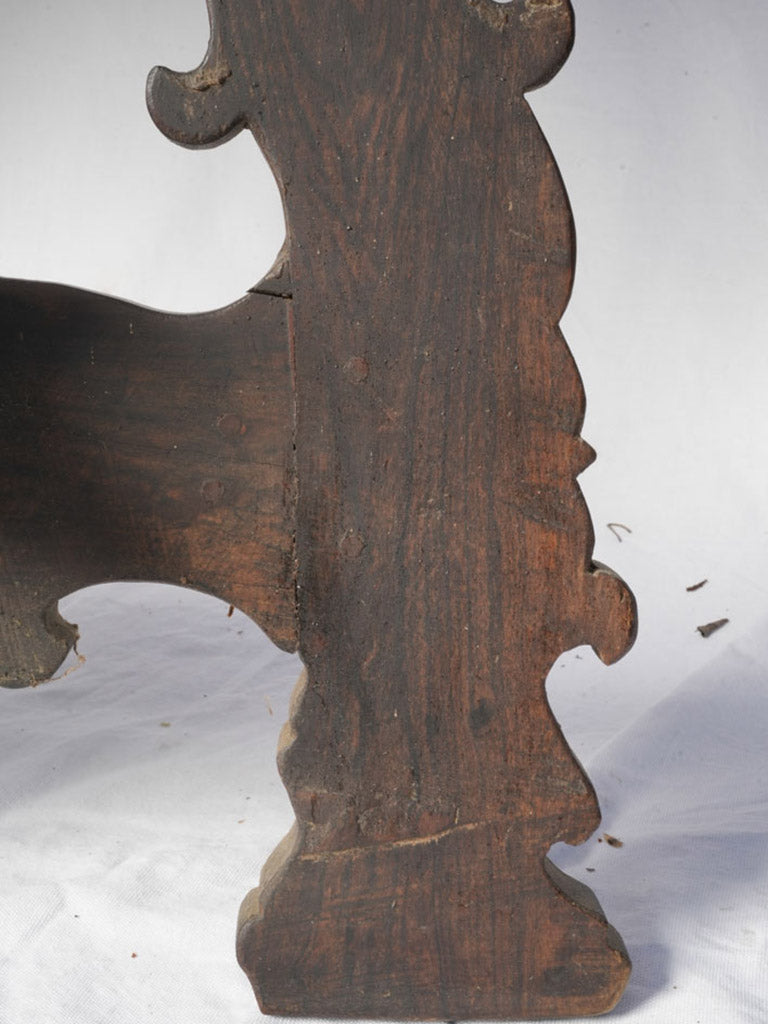Decorative rhythm demi-lune table  