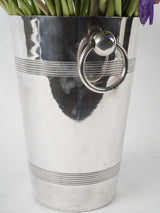 Timeless French silver wine coolers