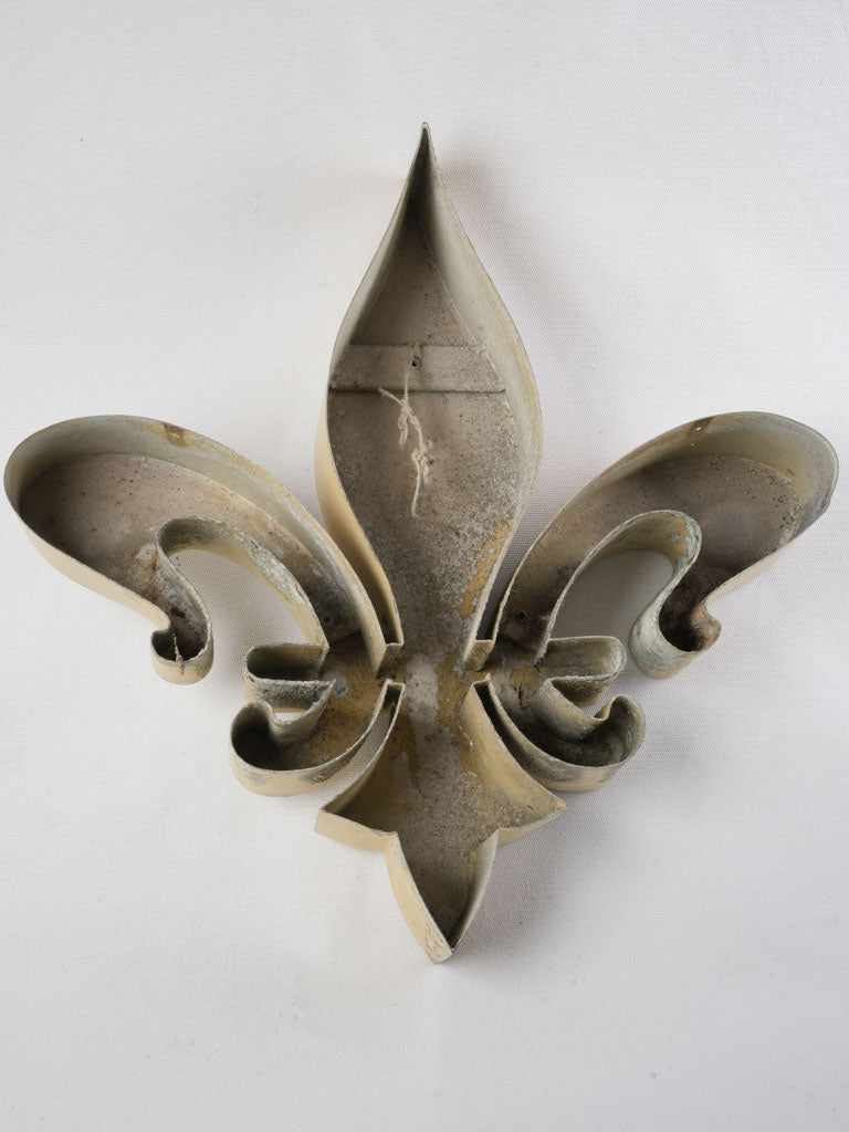 Timeless French zinc wall accent