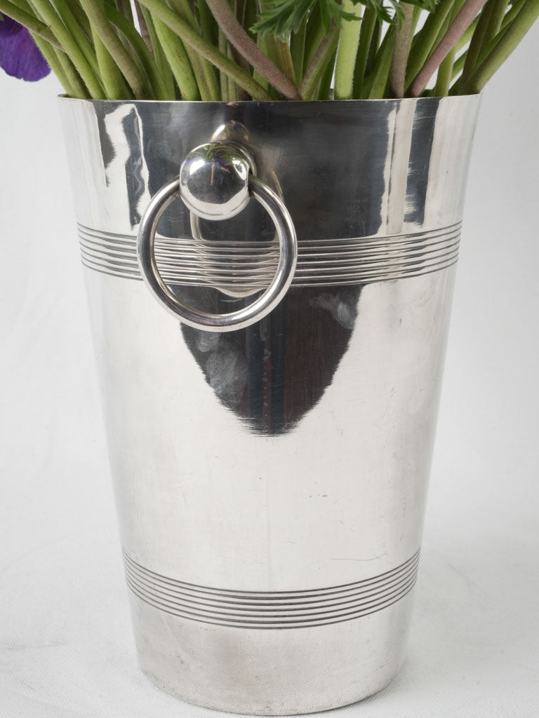 Classic French ribbed wine coolers