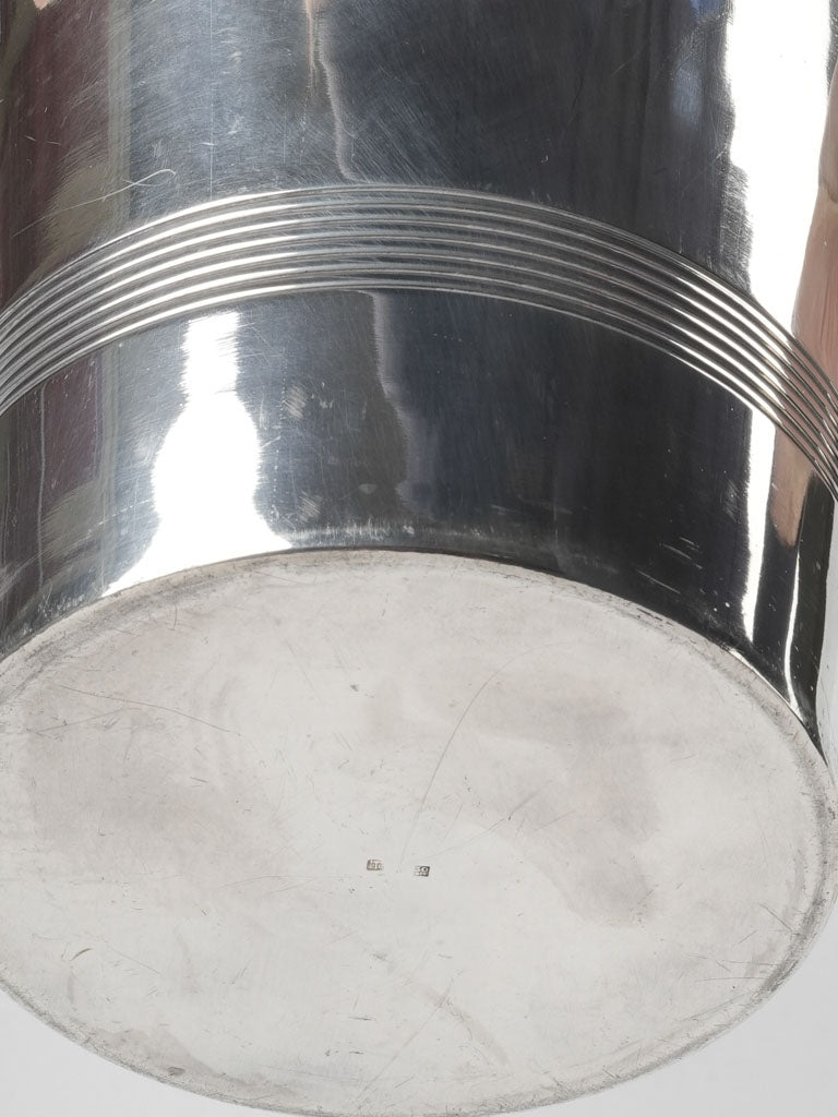 Ornate silverplate champagne bucket