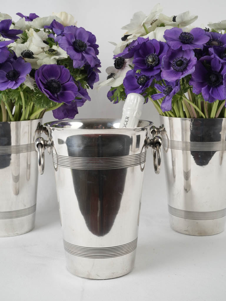 Antique 19th-century tall flower vases