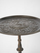 Vintage Neoclassical round cast iron table