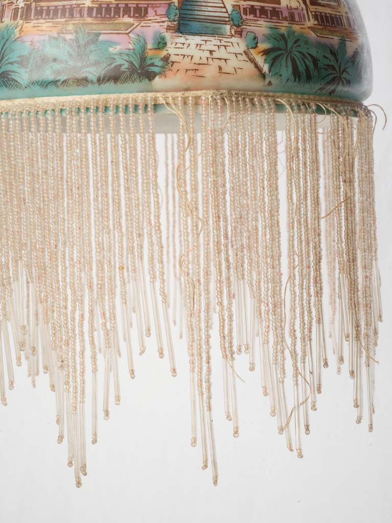 Antique brass patina pendant  