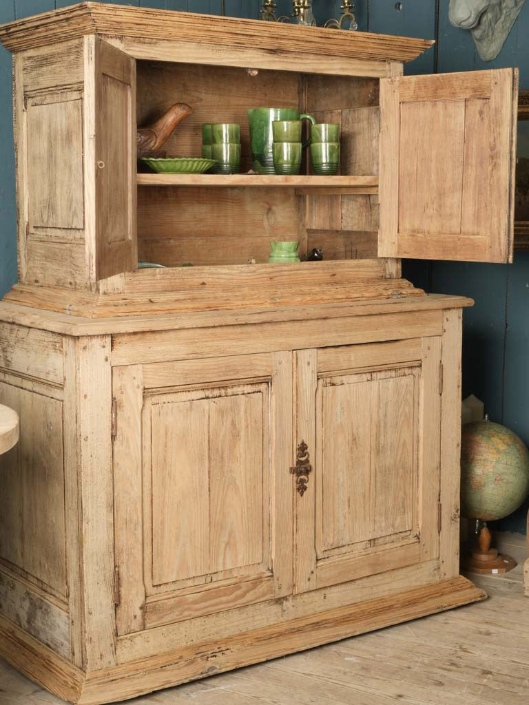 Timeworn two-part kitchen cupboard  