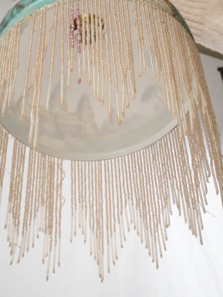 Pale rose hand-painted light  