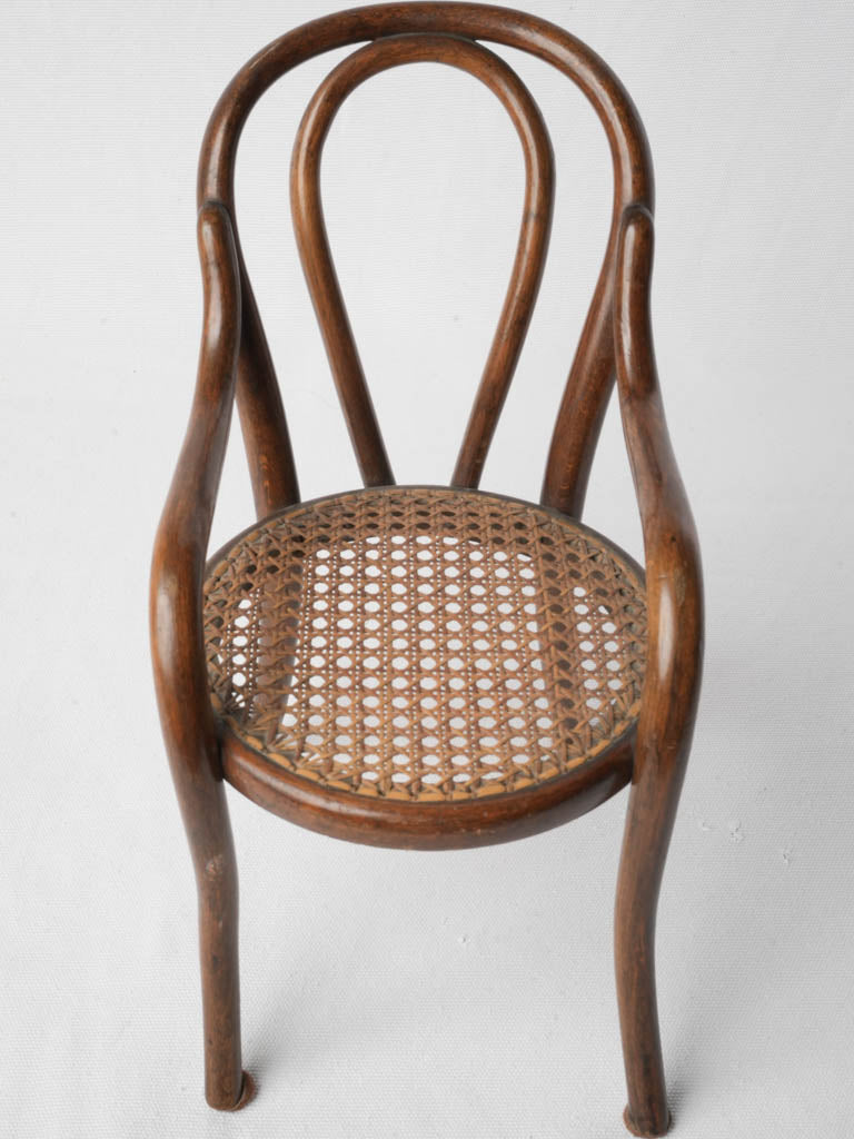 Early 20th Century Thonet Style Miniature Doll Armchair - 13"