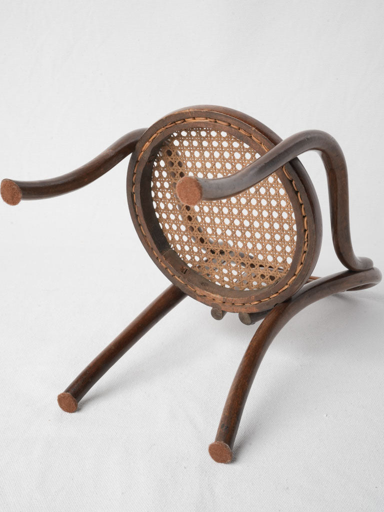 Early 20th Century Thonet Style Miniature Doll Armchair - 13"