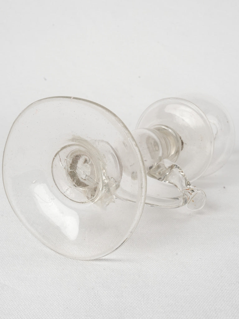 Beautiful blown glass French lamp