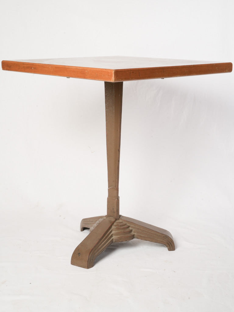 Sculptural iron base table  