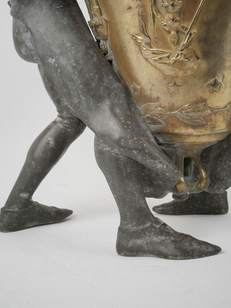 Notable Parisian pewter bell artwork