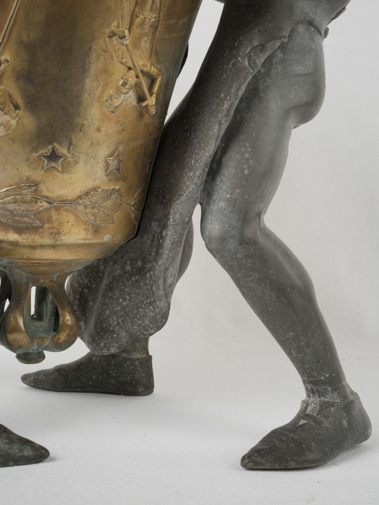 19th century bell founder sculpture