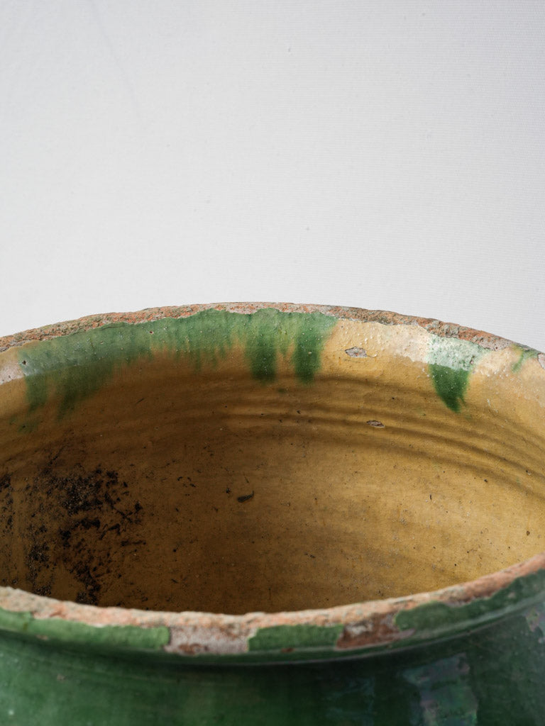 Authentic utilitarian rounded jar  
