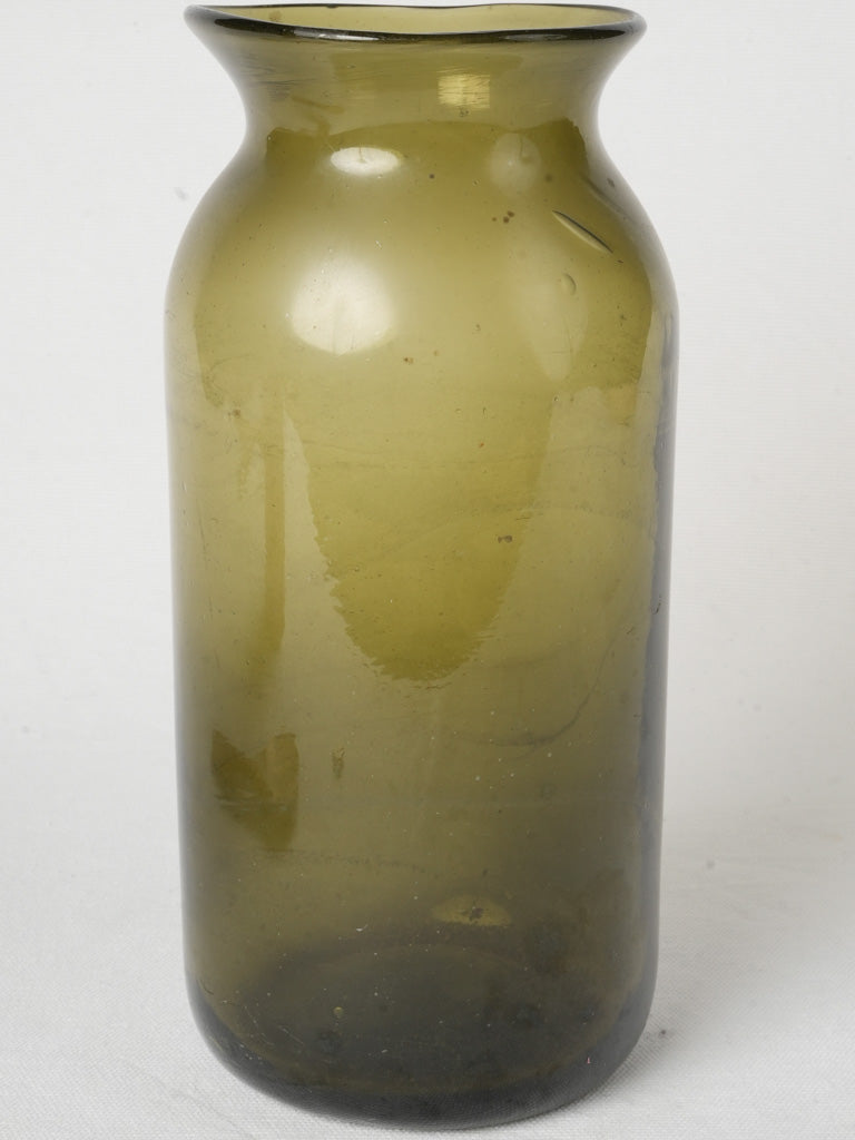 Charming antique French glass jar